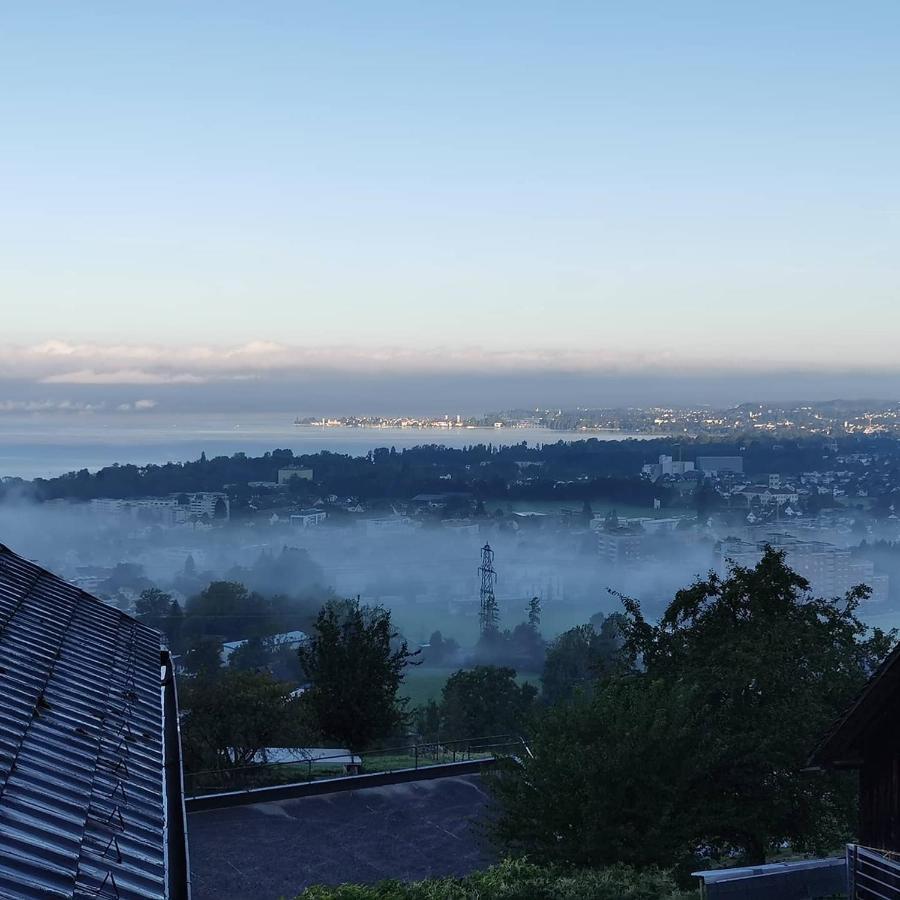 Bauernhaus Am Pfaenderhang Mit Seeblick Lochau Zewnętrze zdjęcie